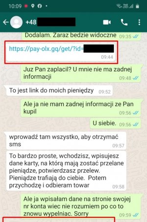 oszustwo na olx