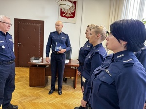 mianowanie policjantów w jednostce policji