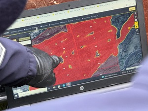 Działania służb mundurowych w terenie leśnym